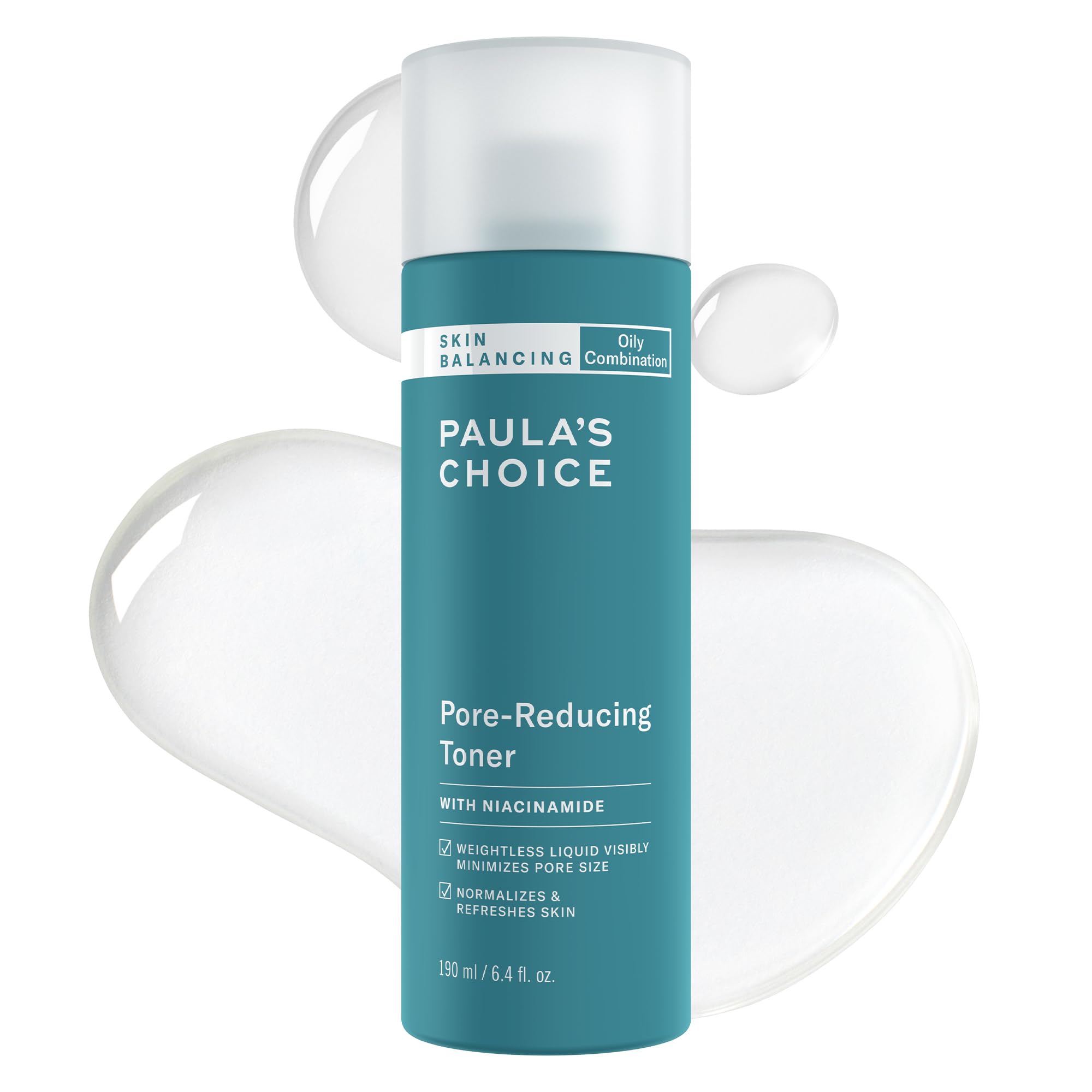 Tonique Paula's Choice, bouteille, potentielle réduction des pores et réduction de la brillance