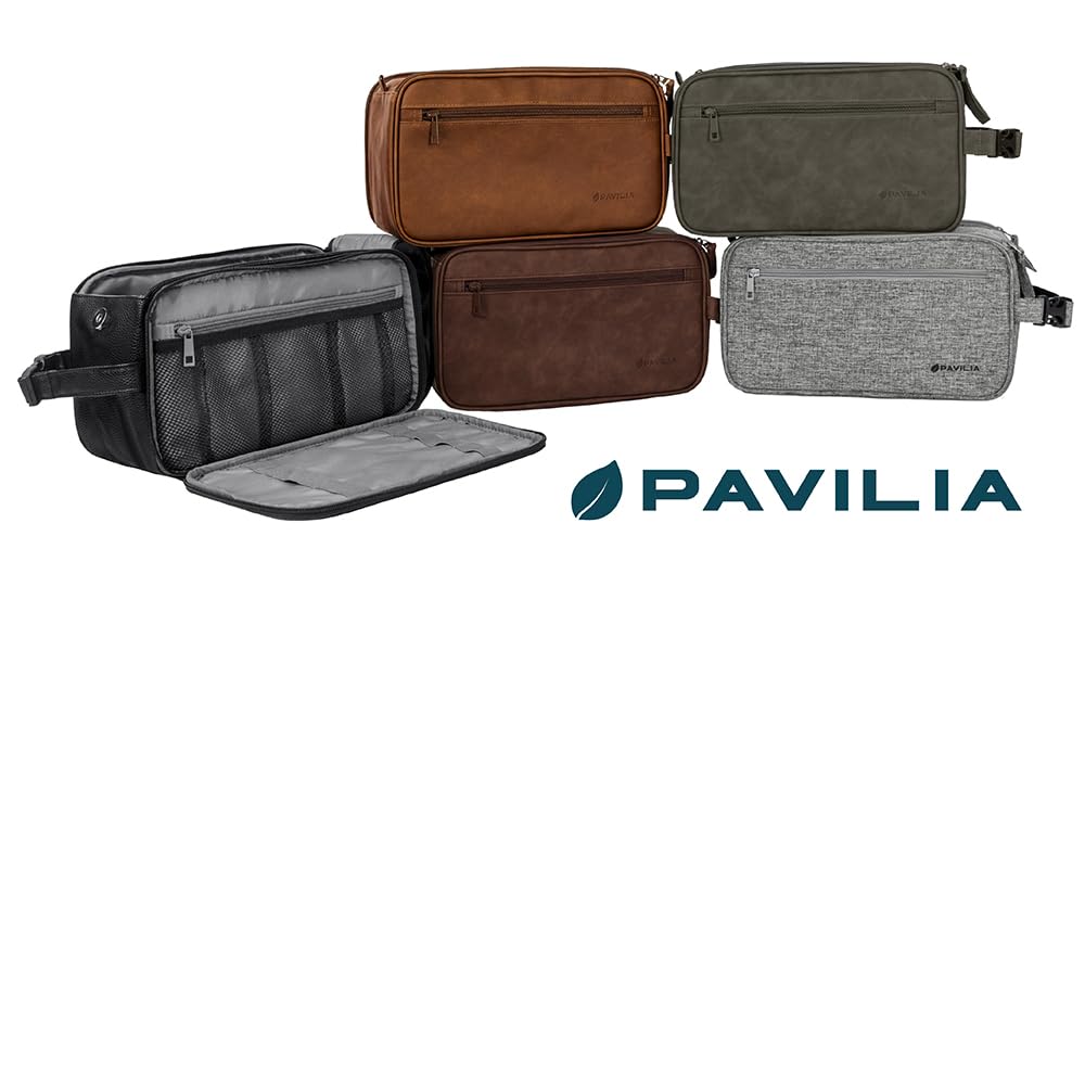 PAVILIA Dopp Kit XL, dimensions 12,5 x 6 x 7 pouces.
