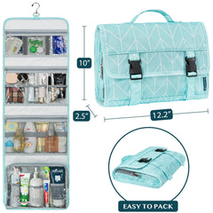PAVILIA sac de toilette avec poche frontale zippée pour accès rapide.