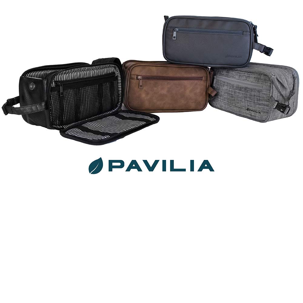 PAVILIA Trousse pour homme idéale en usage quotidien et déplacements.