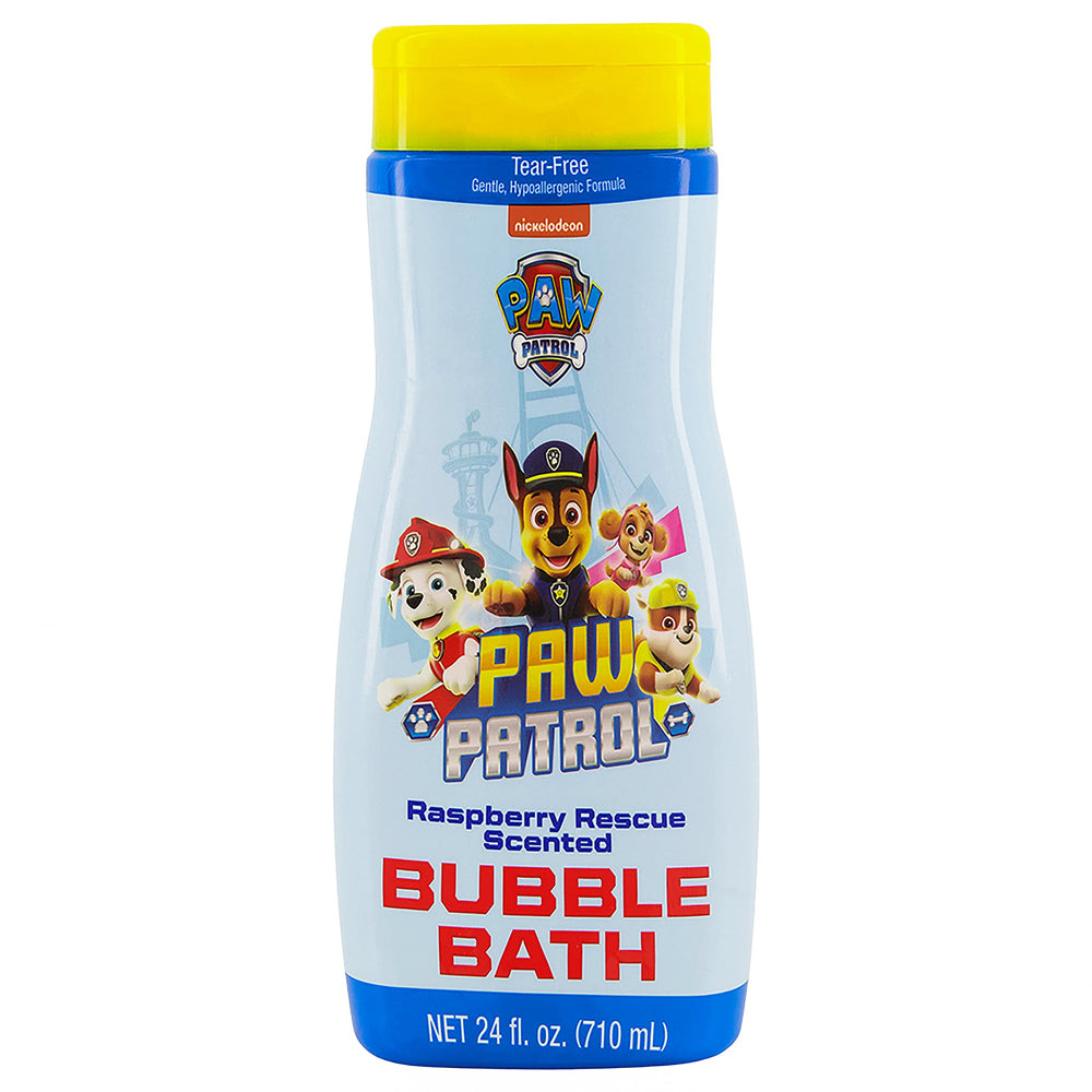 Paw Patrol bain moussant Raspberry Rescue flacon et parfum séduisant pour le bain