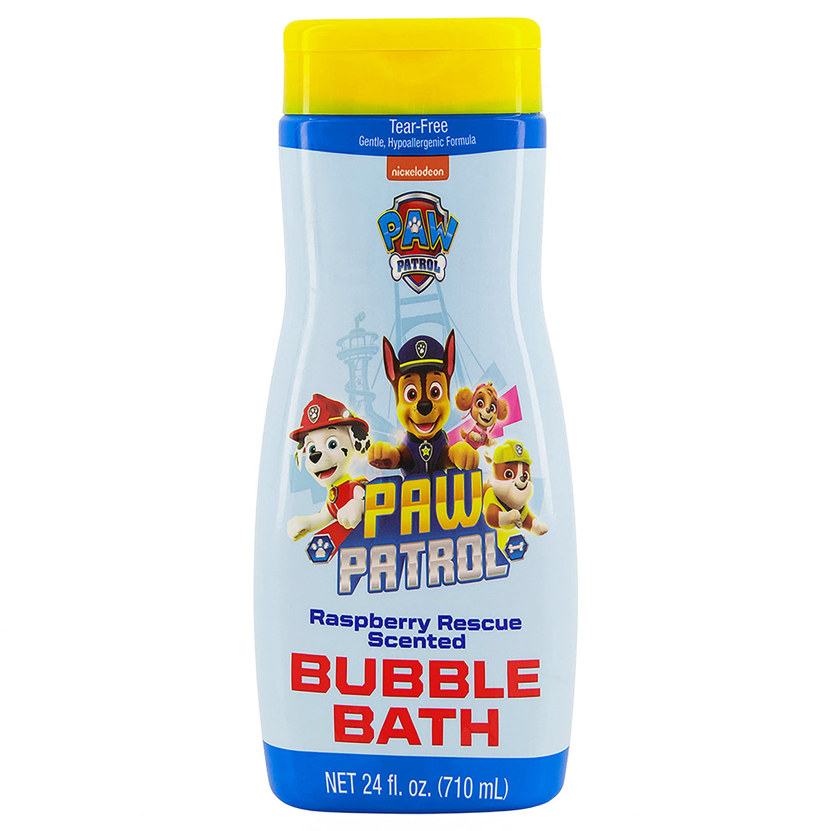 Paw Patrol bain moussant Raspberry Rescue flacon et parfum séduisant pour le bain