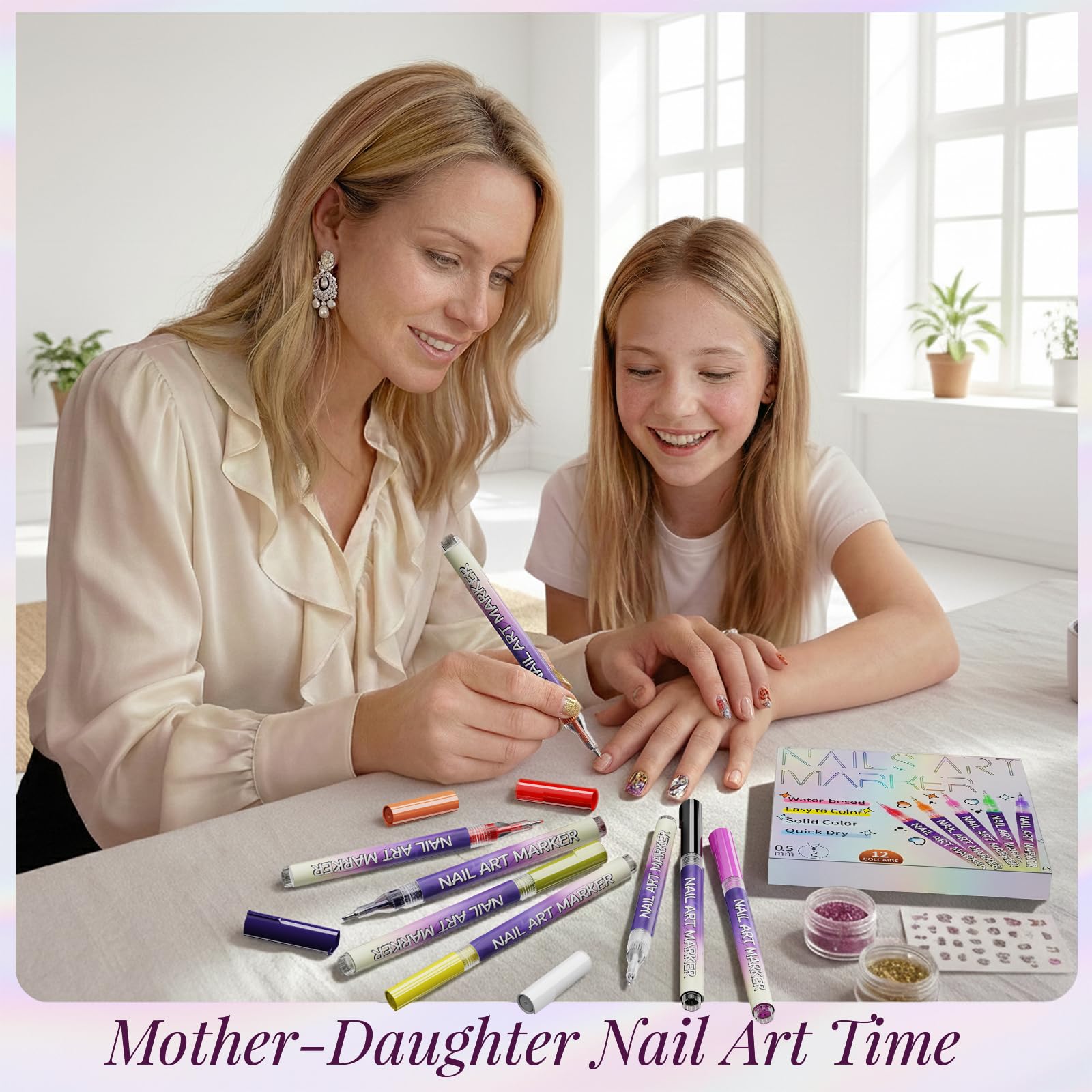 Pawhims stylo-art-ongles violet, couleurs intenses et séchage rapide.