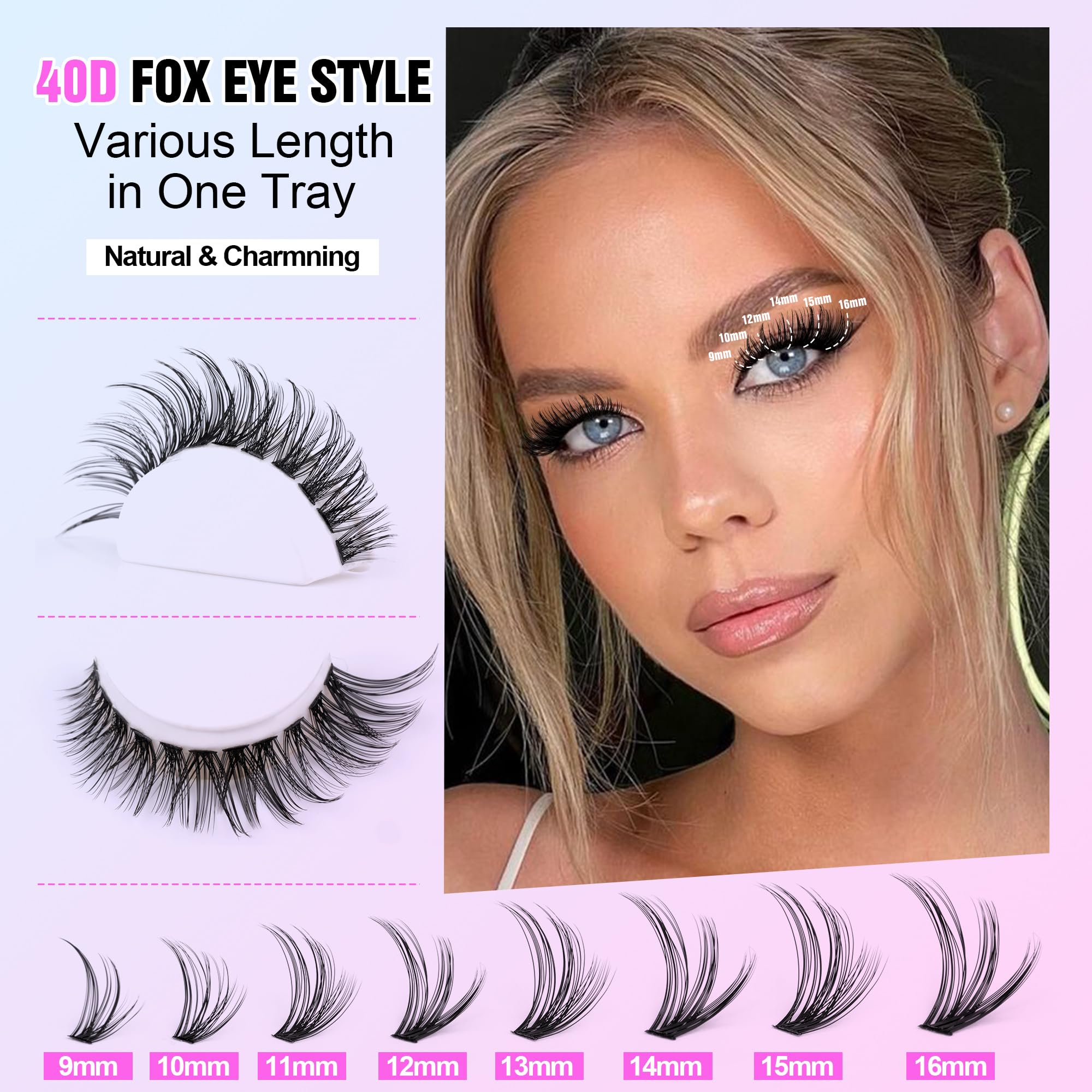 Applicateur Pawotence pour une pose précise des cils à domicile