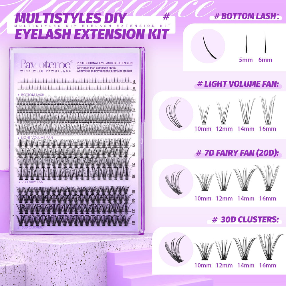 Adhésif et scellant Pawotence pour fixation durable des cils.
