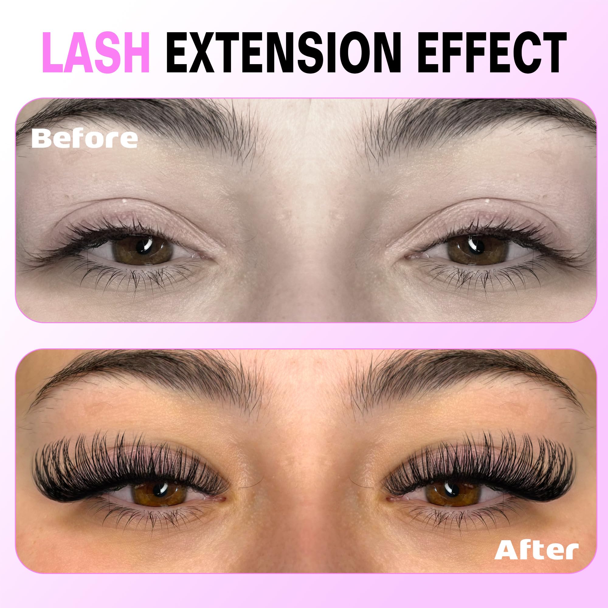 Pawotence clusters cils 8-15 mm, adaptable à différentes occasions pour un style personnalisé.