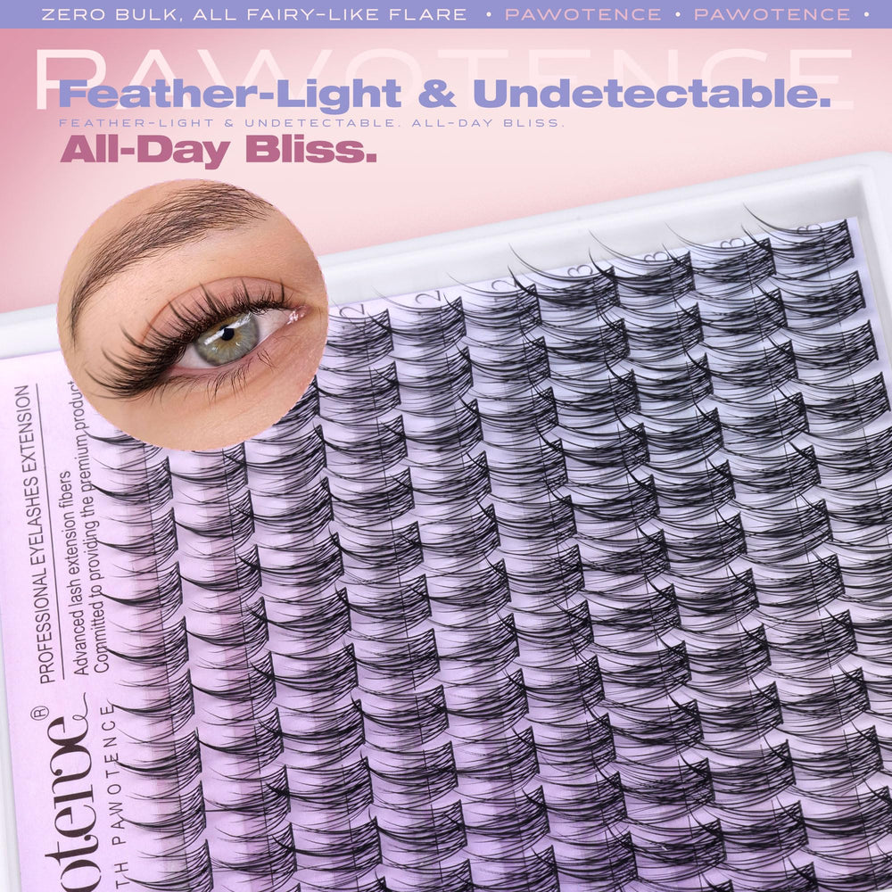 Pawotence Clusters Cils Regard affirmé, parfait pour faire soi-même votre look