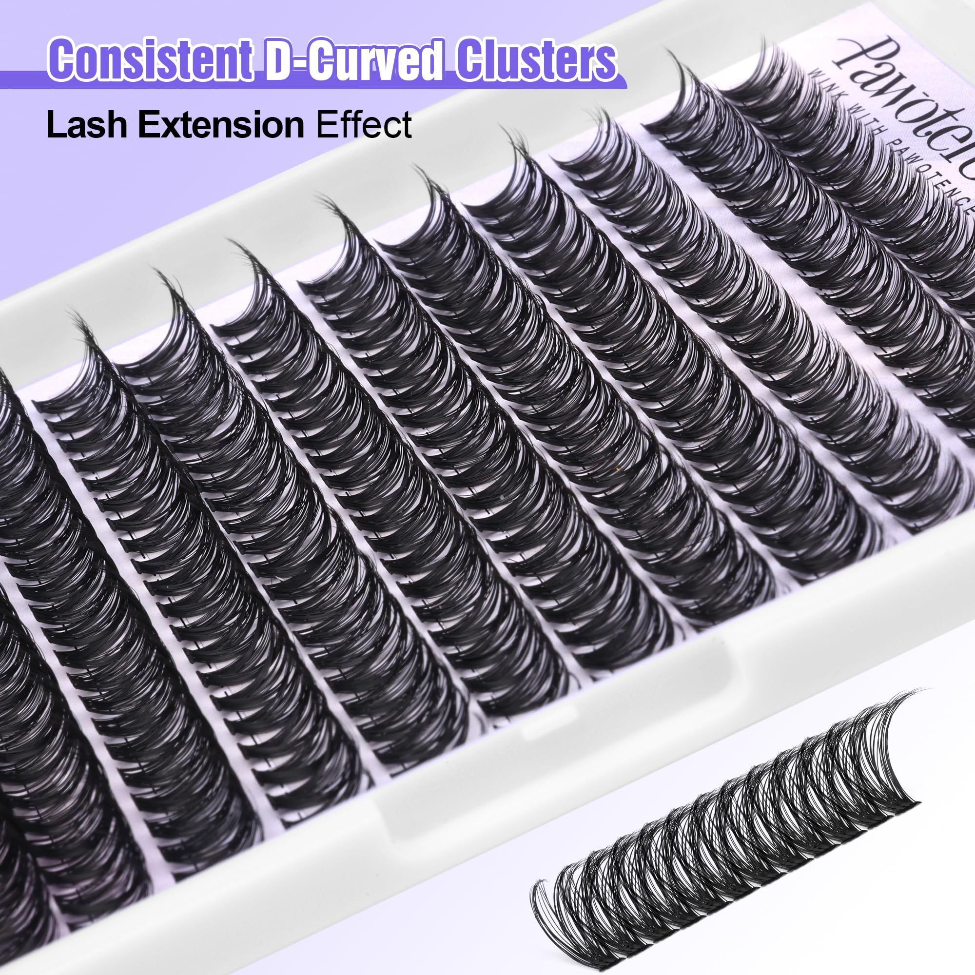 Pawotence extensions cils naturel – rendu subtil et élégant
