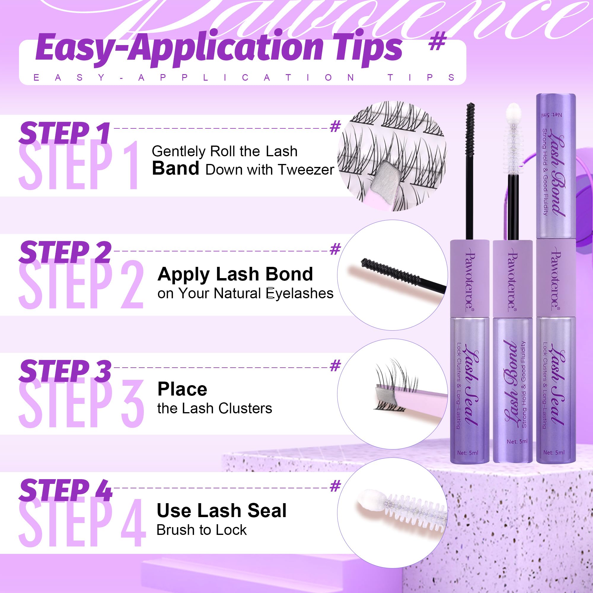 Kit maison Pawotence pour personnaliser le look jour après jour.