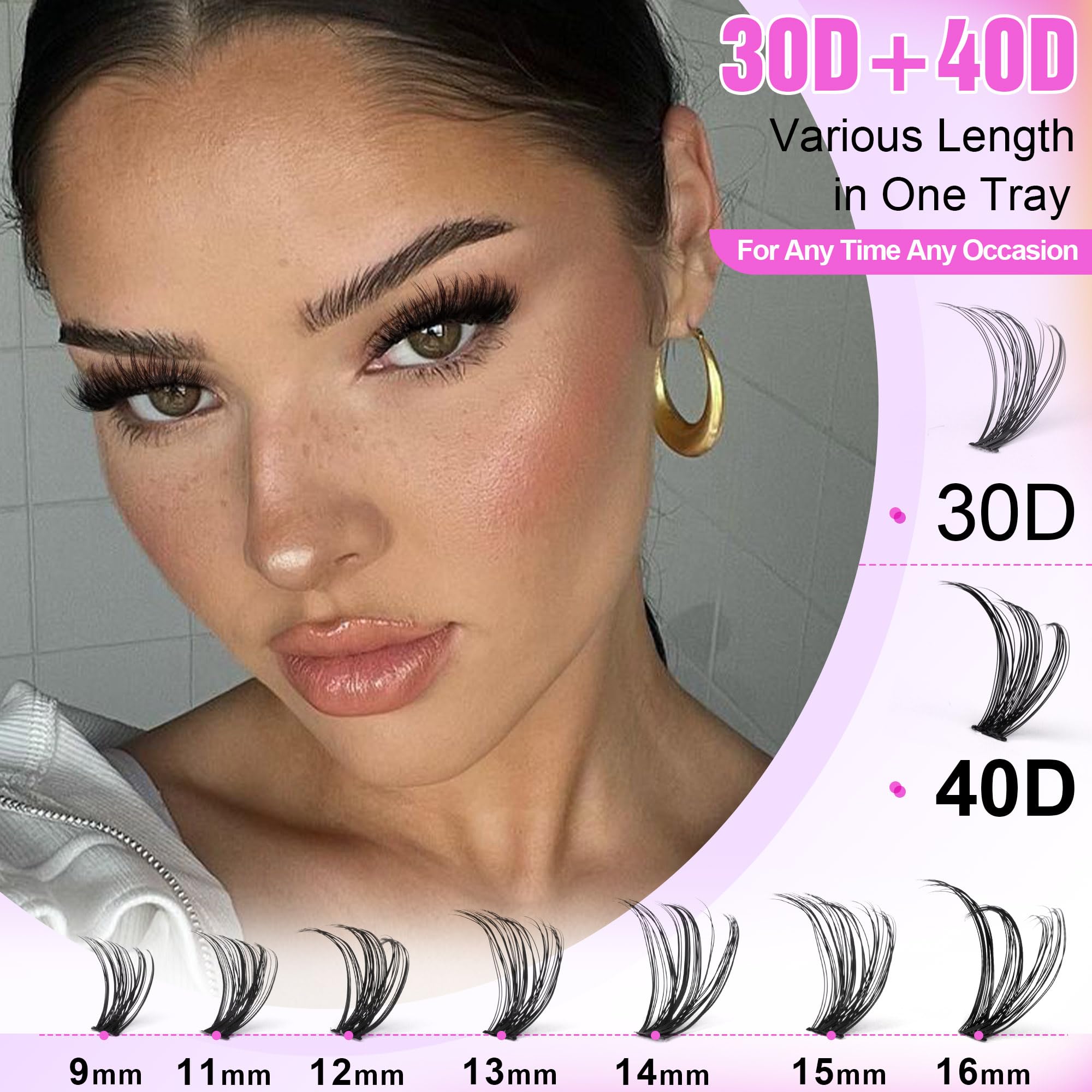 Pawotence Lash Clusters – tutoriel DIY pour auto-application des cils.