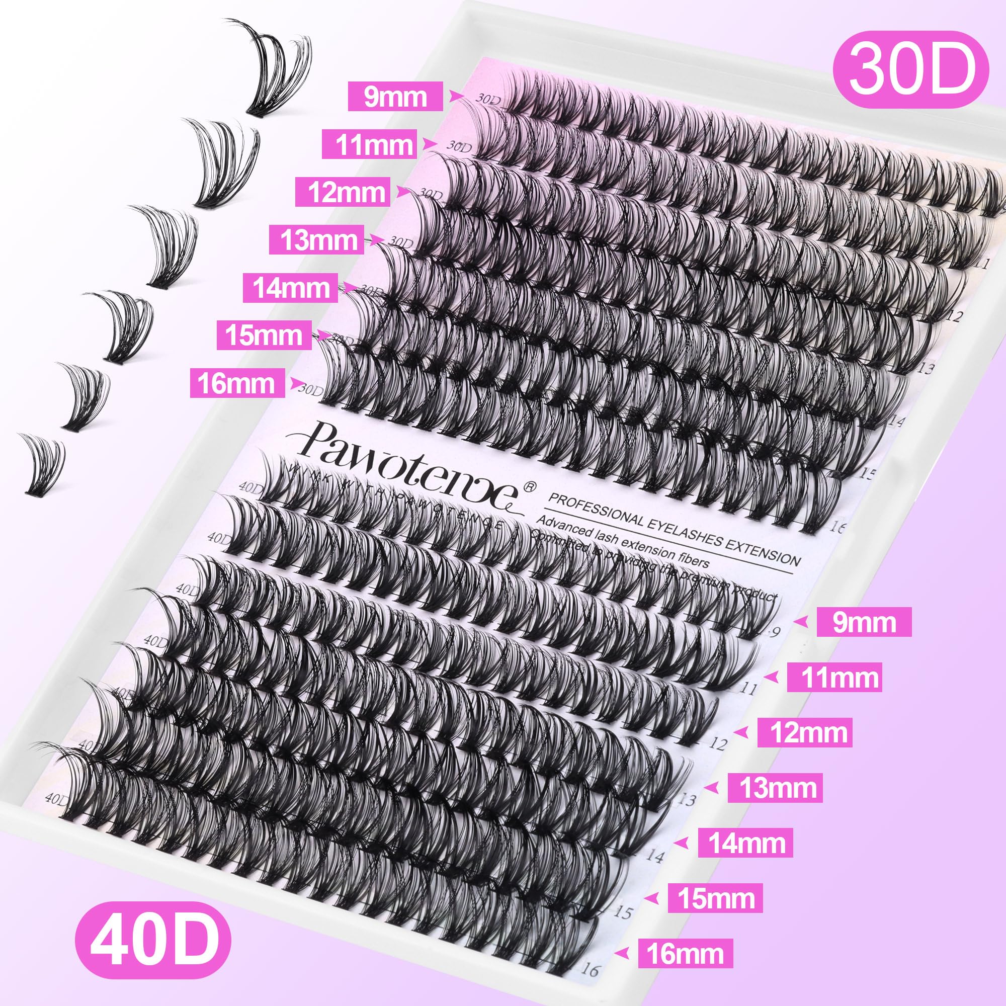 Pawotence Lash Clusters – conseils d’application pour montage précis.