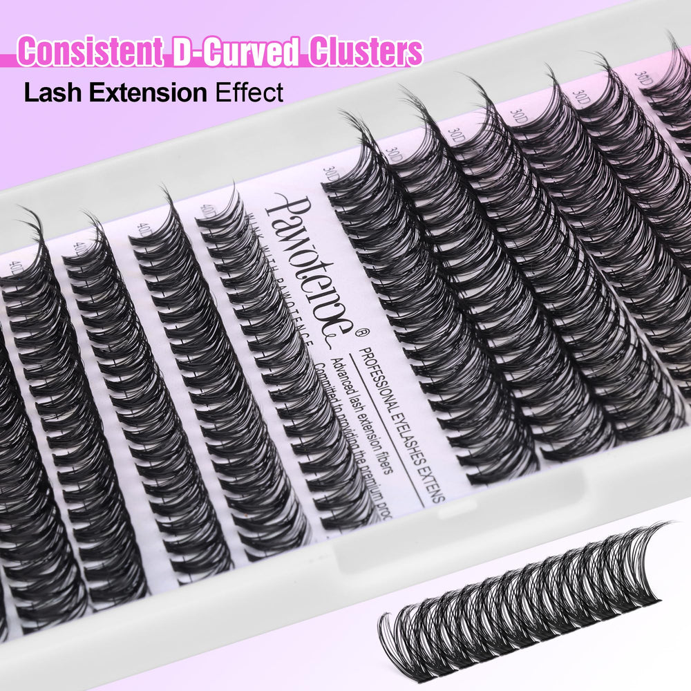 Pawotence Lash Clusters – look naturel rapide pour rehaussement discret.