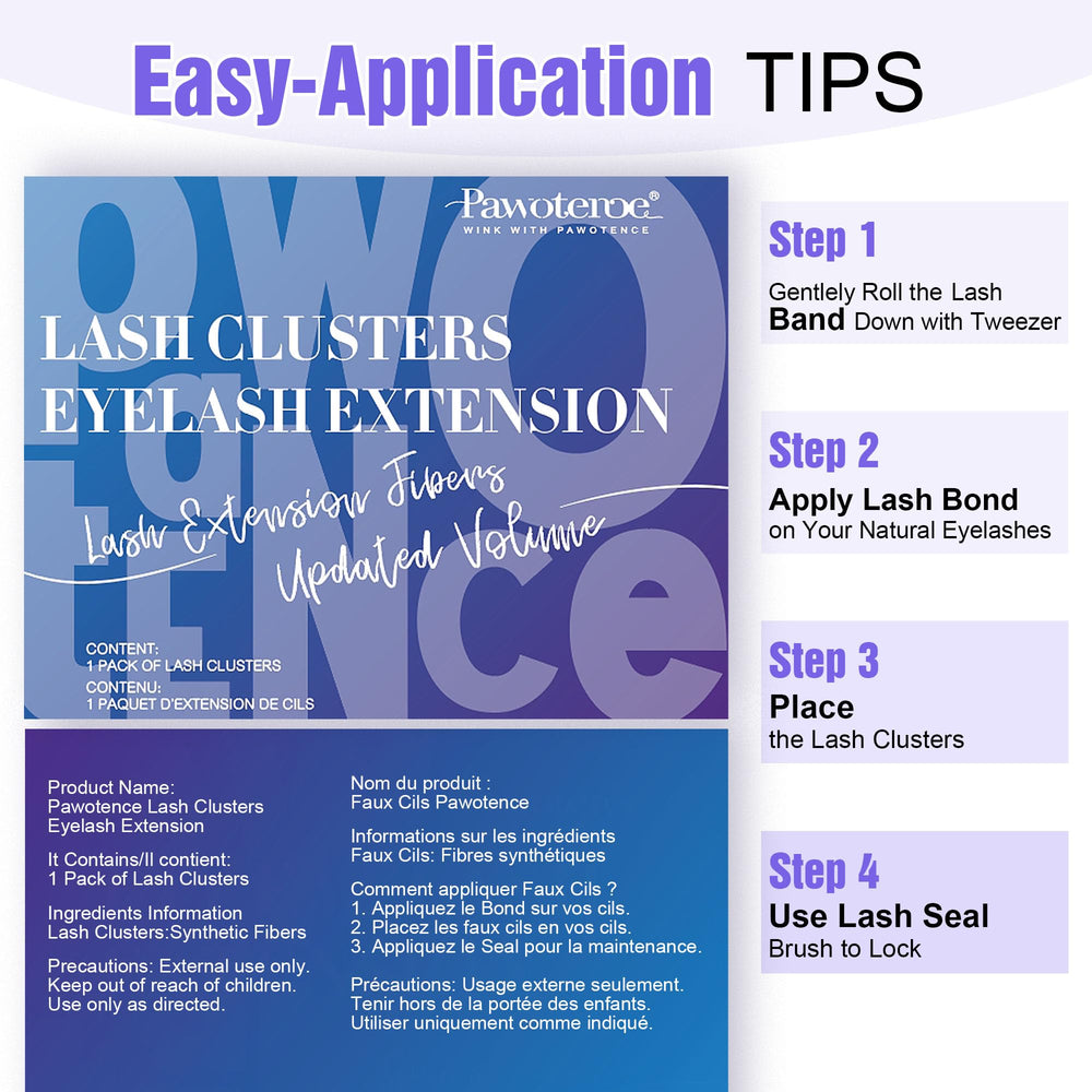 Pawotence Lash Clusters looks polyvalents au quotidien