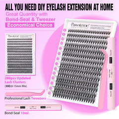 Pawotence liant et sceau cils pour une fixation durable et propre.