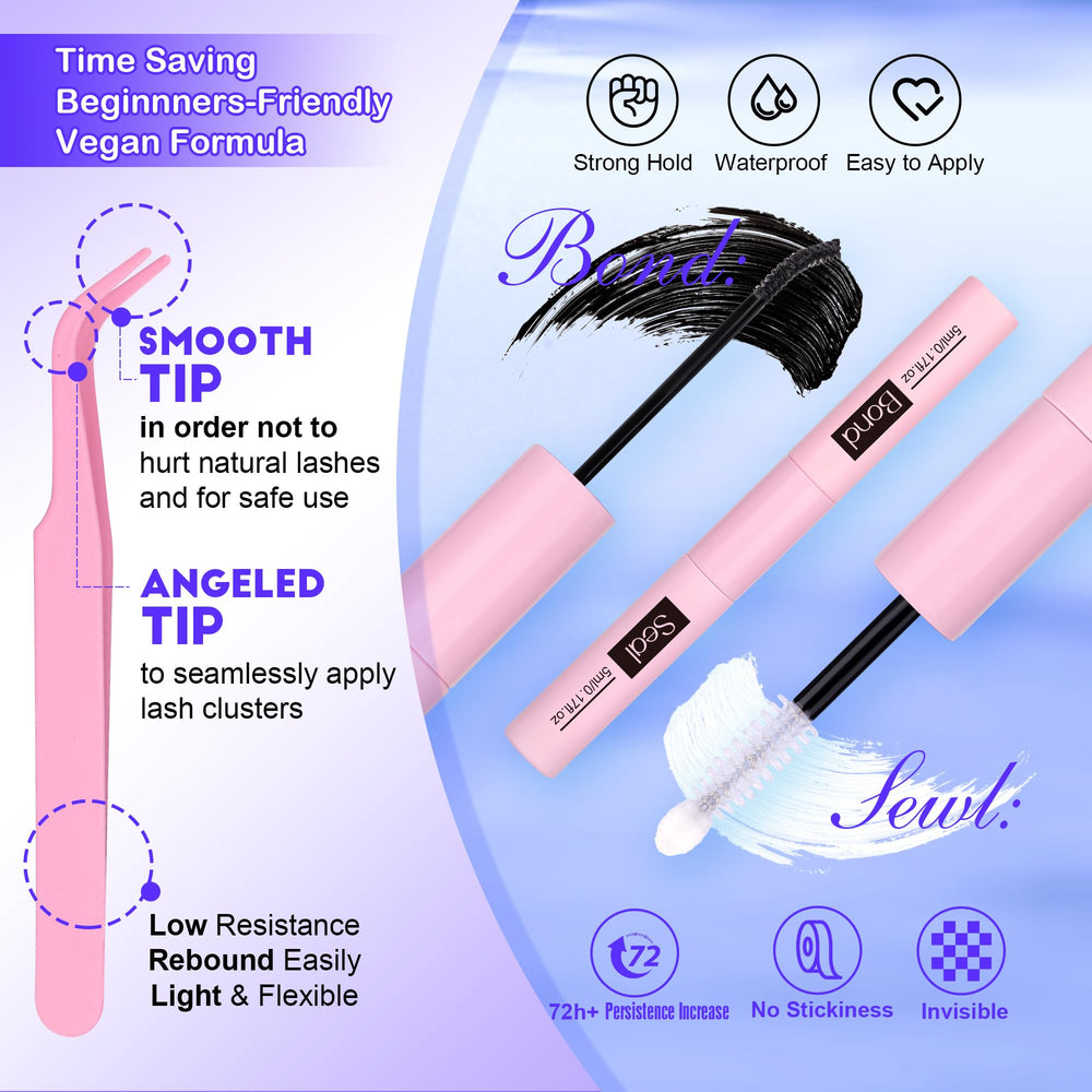 Pawotence longues cils 10-18 mm pour un naturel au dramatique