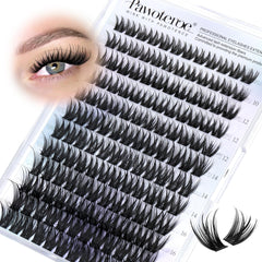 Pawotence Misha: clusters cils 144pcs pour volume naturel et durable