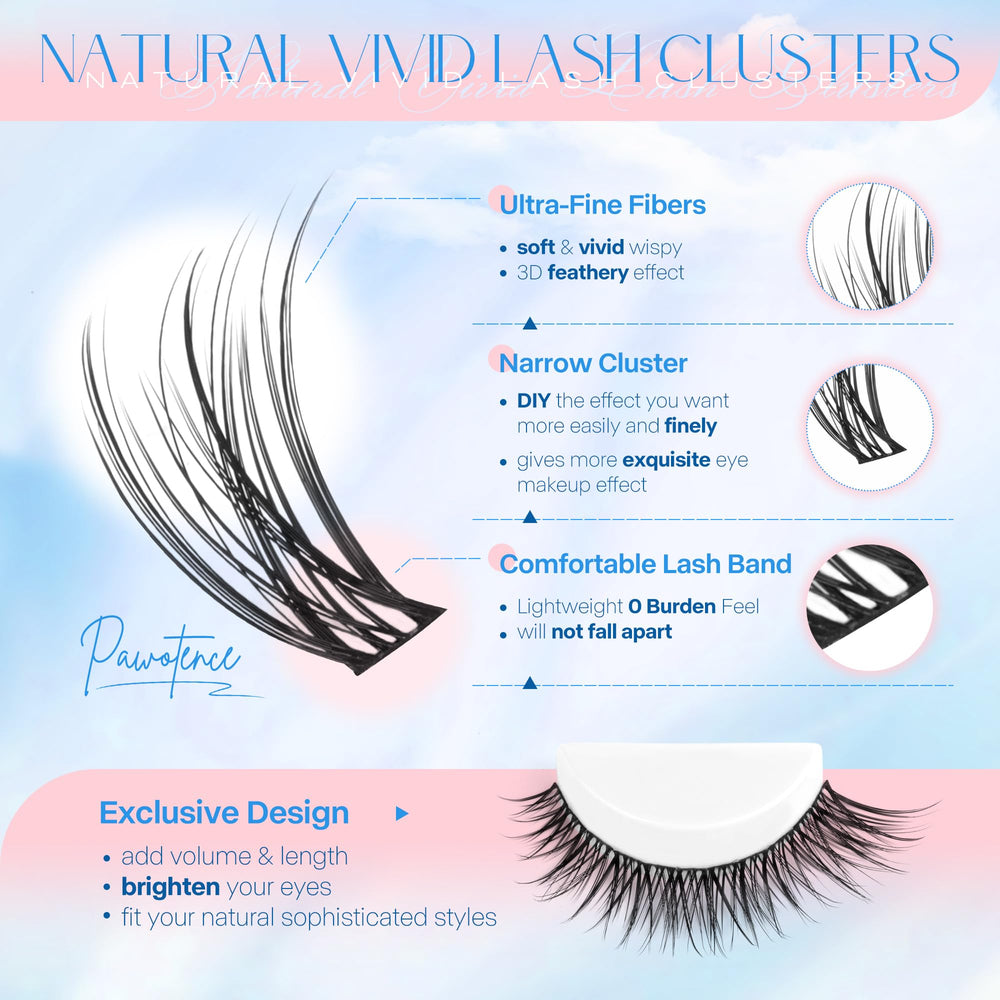 Pawotence pince à cils – pose précise et rapide