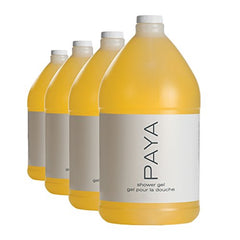 Gel douche PAYA en bidon de quatre galons, hydratant et parfumé pour spa et centre bien-être