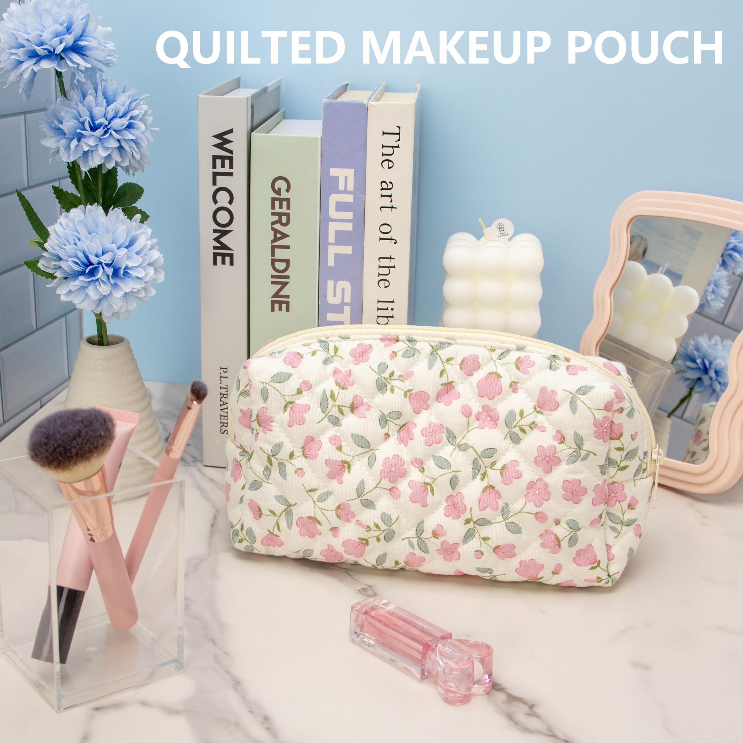 PAZIMIIK design floral blanc, ajoute une touche féminine et élégante.
