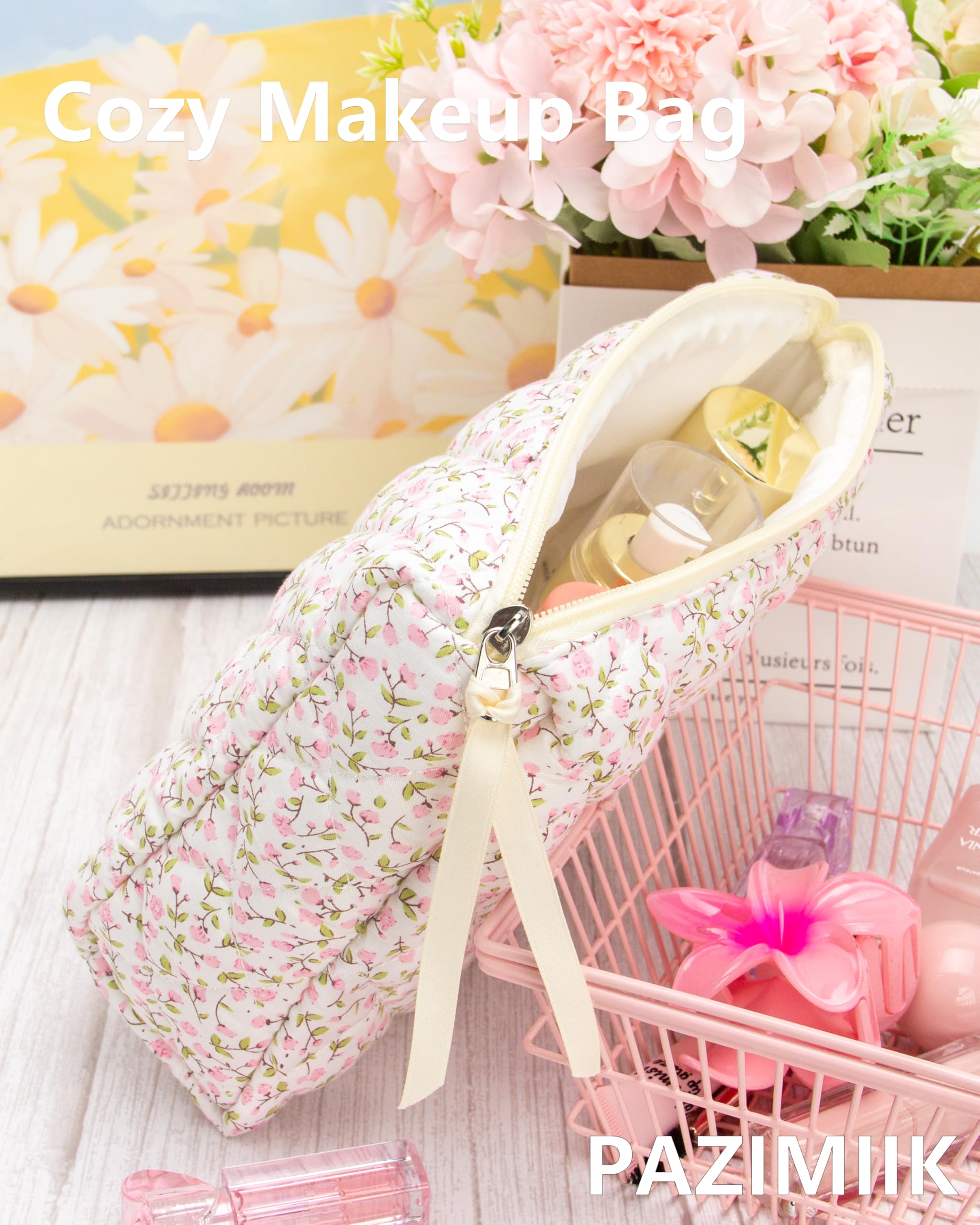 PAZIMIIK trousse-beaute portable pour voyage, pratique et légère à emporter