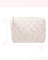 PAZIMIIK Trousse maquillage à texture douce et style raffiné.