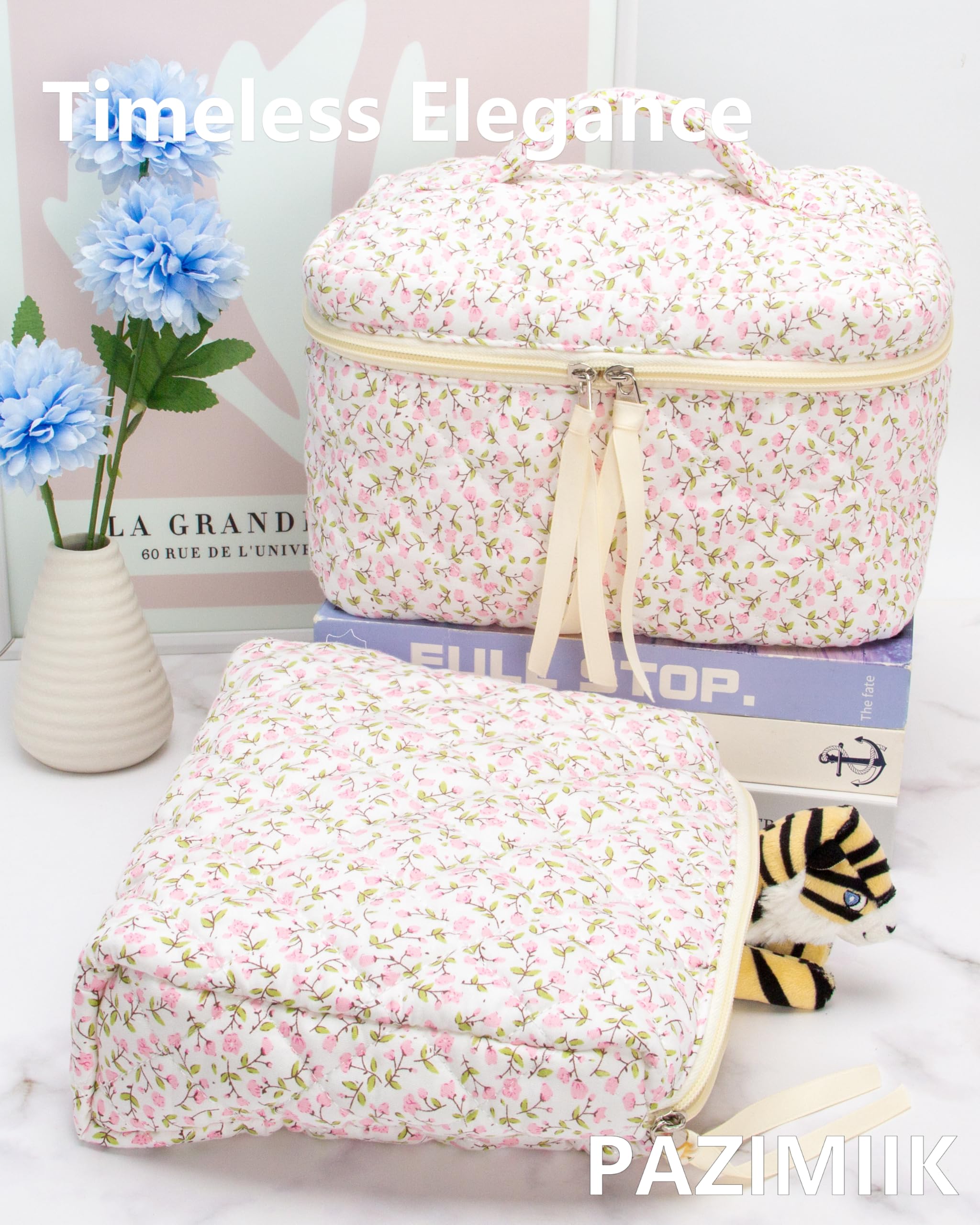 PAZIMIIK Trousse maquillage voyage portable, parfaite pour vos déplacements beauté.