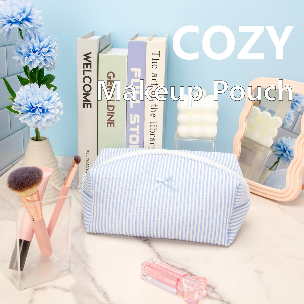PAZIMIIK Utilisation polyvalente : maquillage, soins et accessoires en un seul sac.