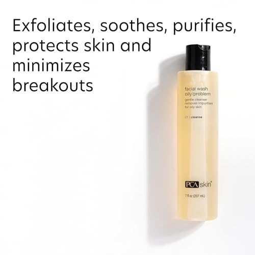 PCA SKIN Nettoyant visage avec acide lactique exfolie en douceur.
