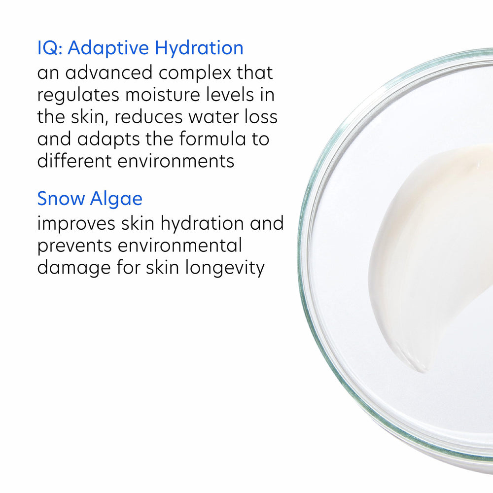 Extrait de pivoines dans HydraLuxe pour un équilibre durable de la peau.