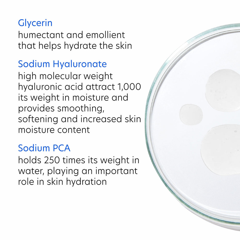 Emballage minimaliste du Sérum Hydratant PCA SKIN prêt à utiliser.