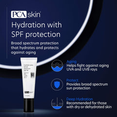 Hydrator Plus SPF30 utilisé le matin sur le visage pour protection quotidienne.
