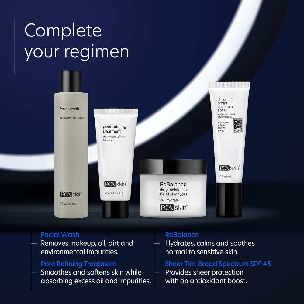 PCA SKIN kaolin-bentonite: purifie les pores et absorbe l'excès de sébum.