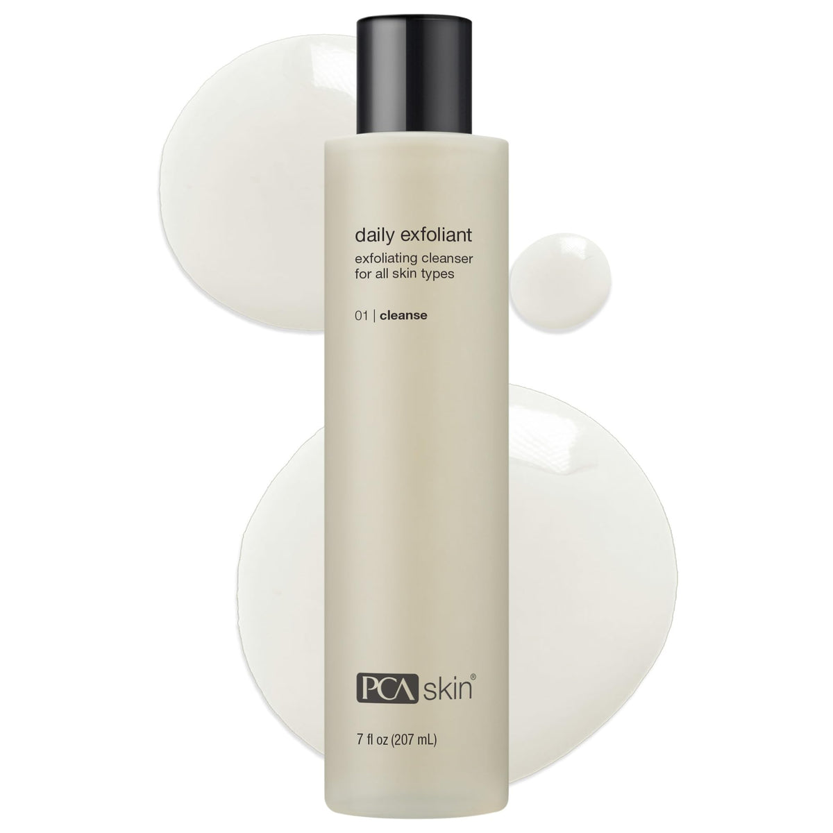 PCA SKIN Exfoliant Quotidien Nettoyant Visage: bouteille 7 oz, nettoyage doux.