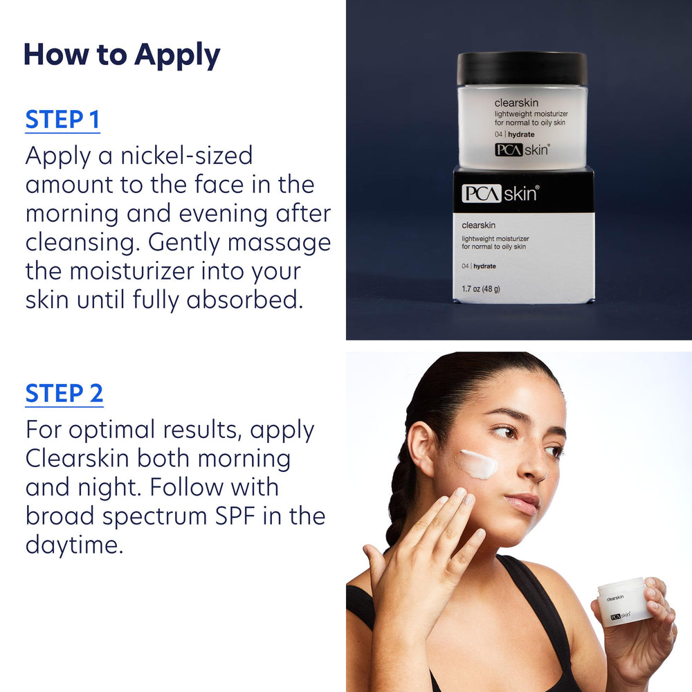 PCA SKIN Clearskin – Niacinamide et Bisabolol pour un éclat équilibré.