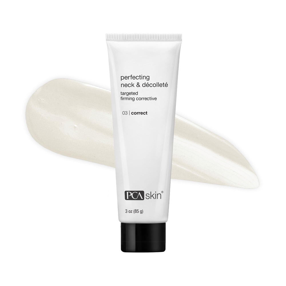 PCA SKIN Crème raffermissante pour le cou et le décolleté sur la bouteille