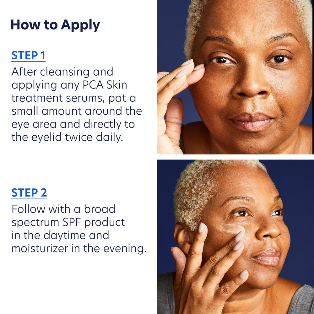 Effet liftant rapide autour des paupières avec PCA SKIN Ideal Complex Restorative
