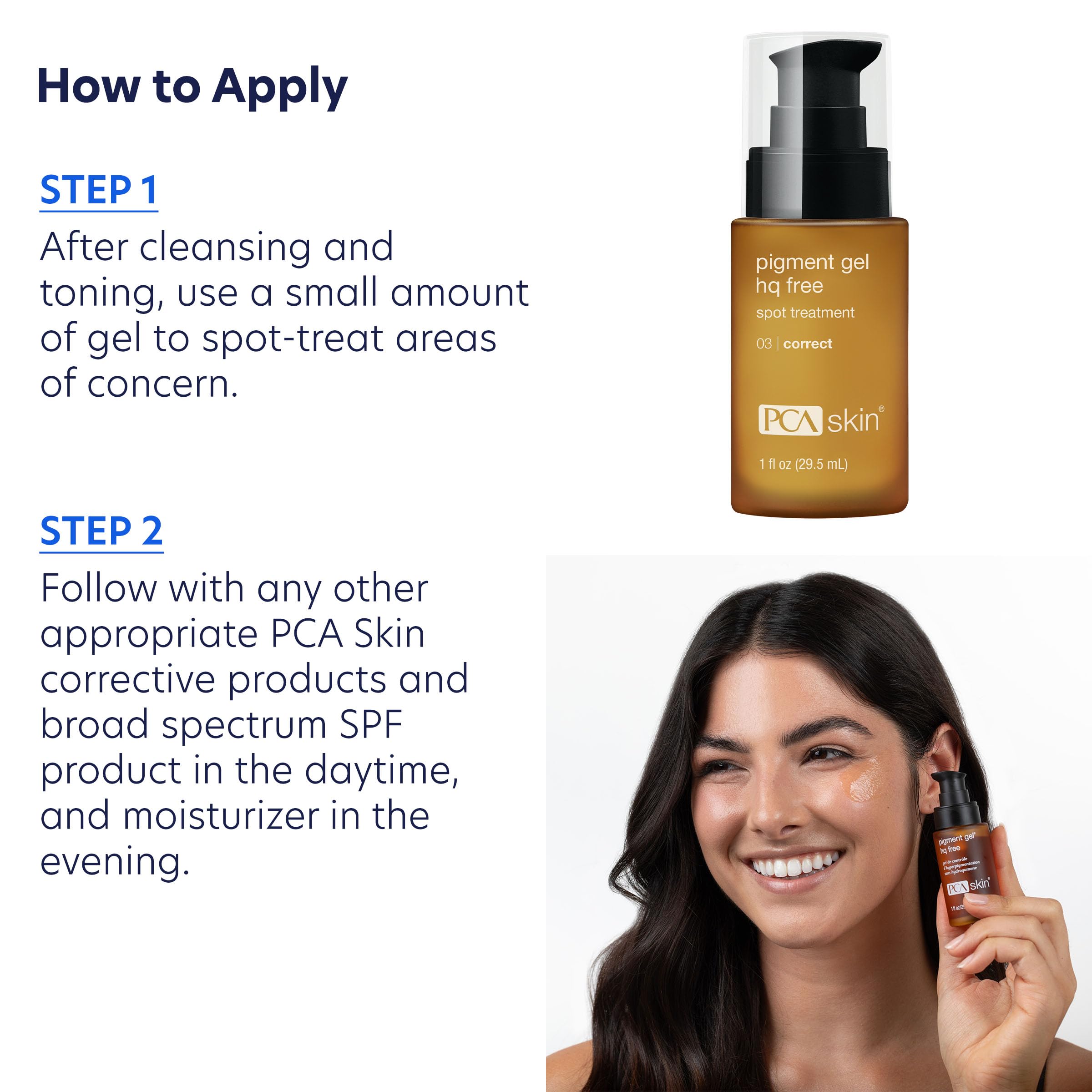 PCA SKIN Pigment Gel: antioxydants pour protection et réparation cutanée.
