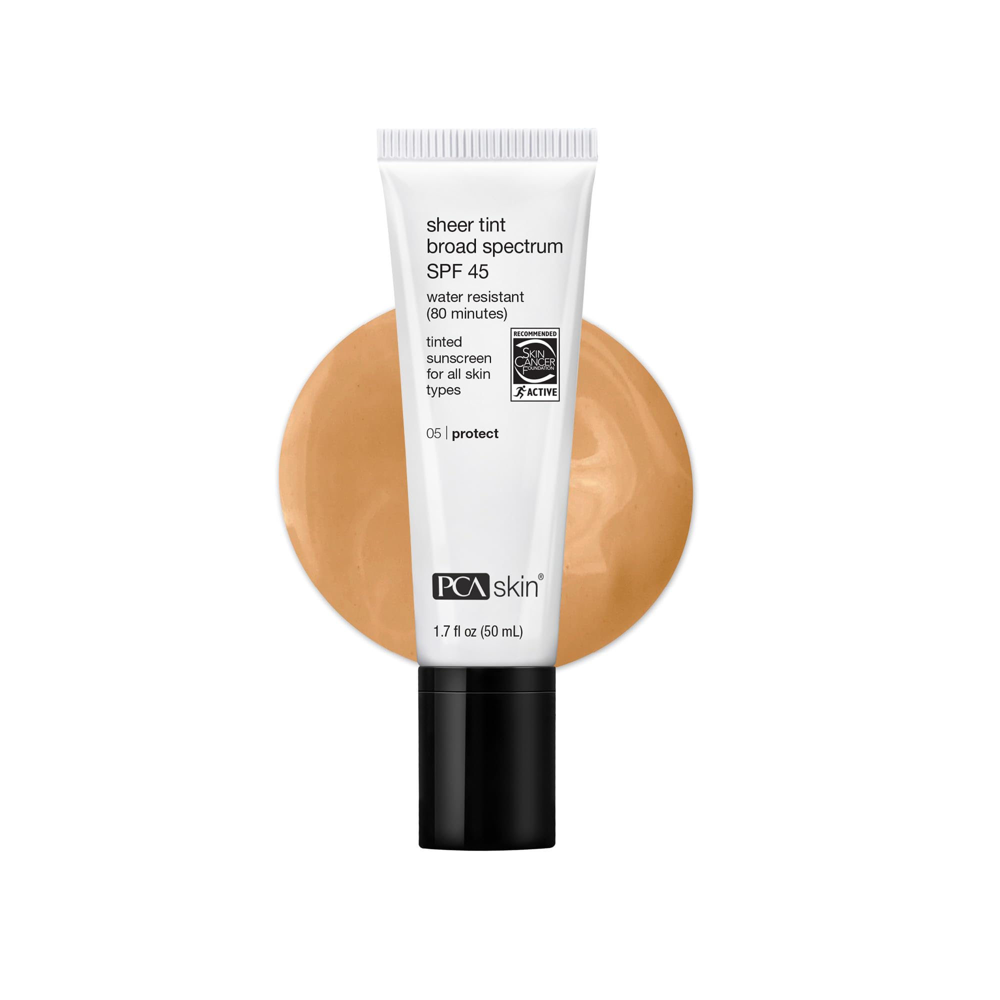 PCA SKIN é́cran solaire teinté bouteille-tube: protection légère et application facile