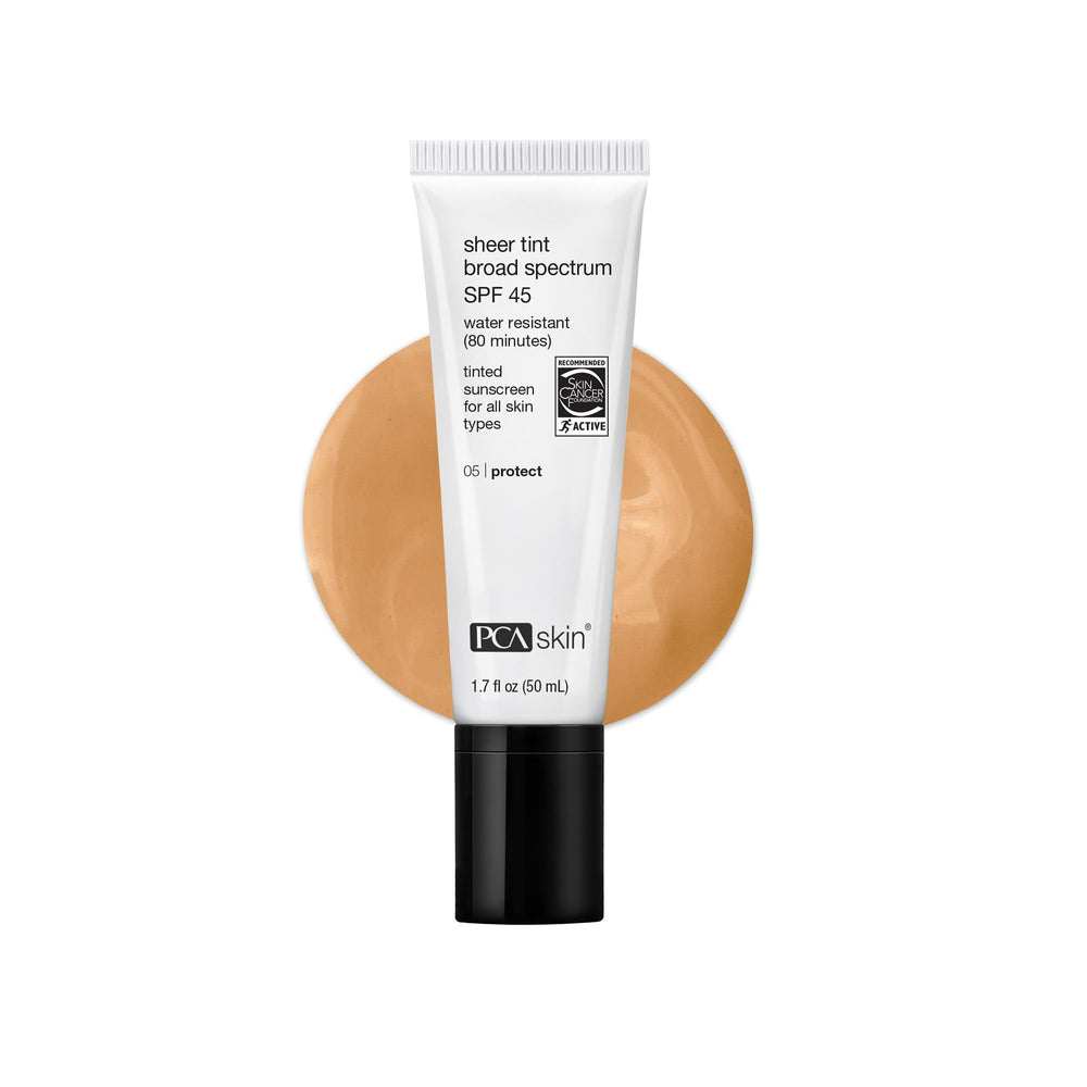 PCA SKIN é́cran solaire teinté bouteille-tube: protection légère et application facile