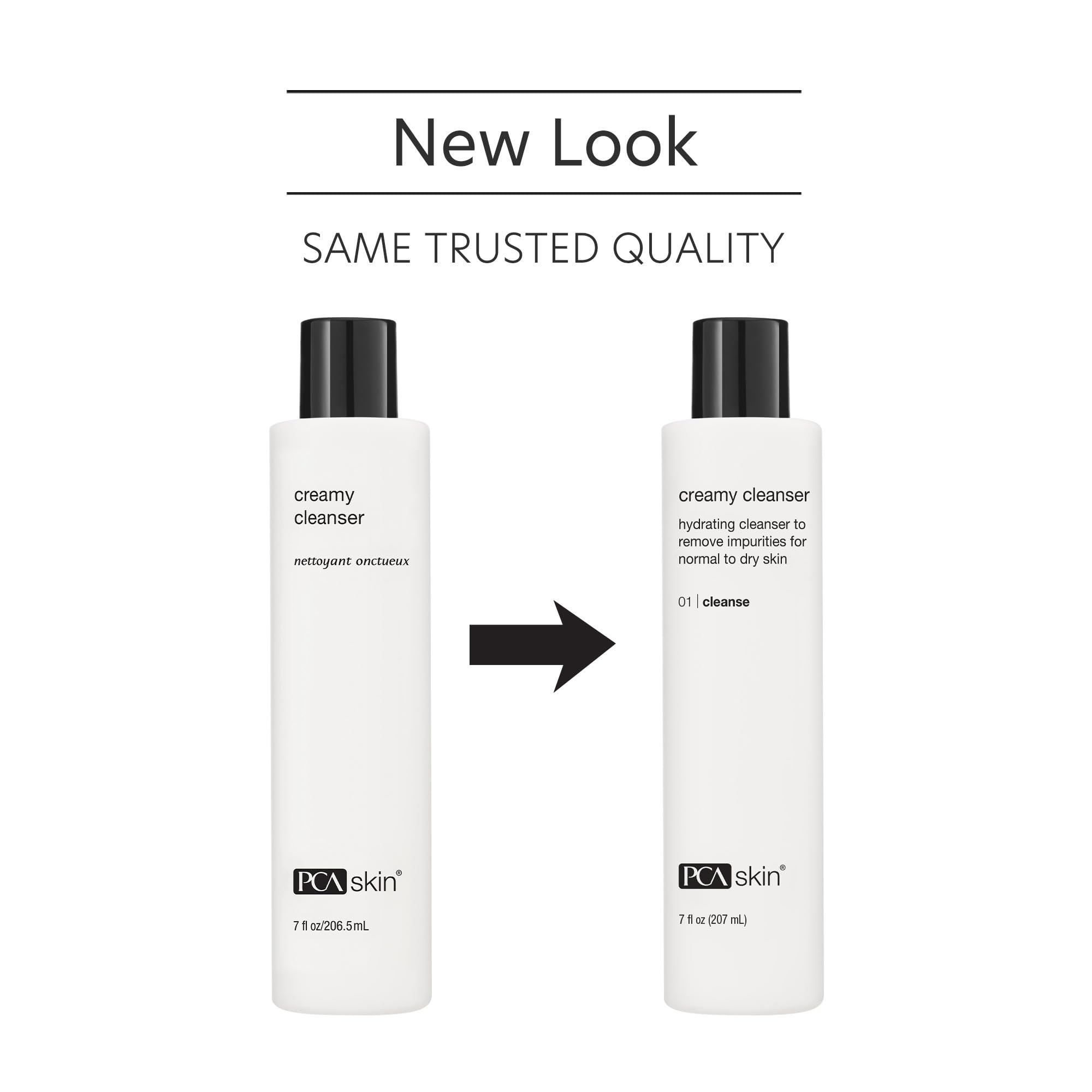 PCA SKIN texture crèmeuse prête à l application quotidienne.