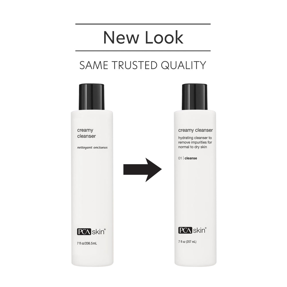 PCA SKIN texture crèmeuse prête à l application quotidienne.