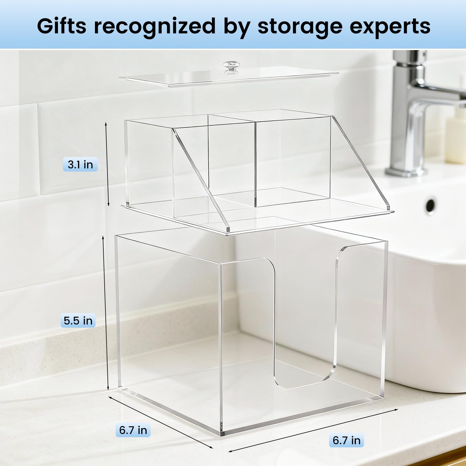 PCEEL utilisation polyvalente pour cosmétiques et petits accessoires.