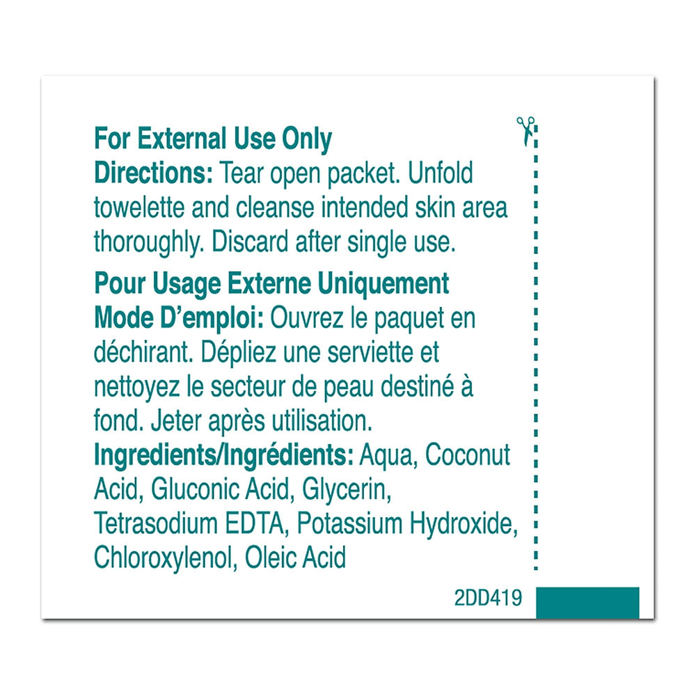 PDI Castile Lingettes – format portable pratique en clinique.