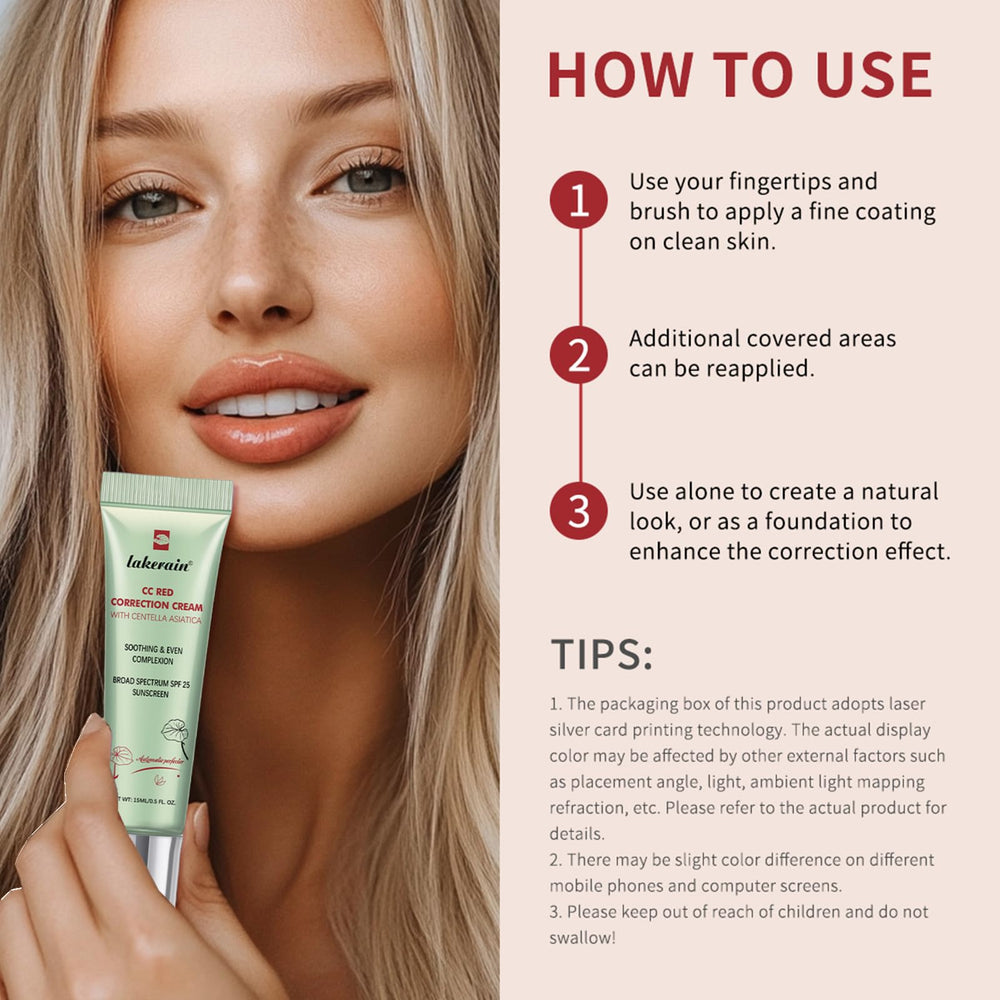 Pdtwq CC Crème Rouge Centella – hydratation légère qui apaise les peaux sensibles.