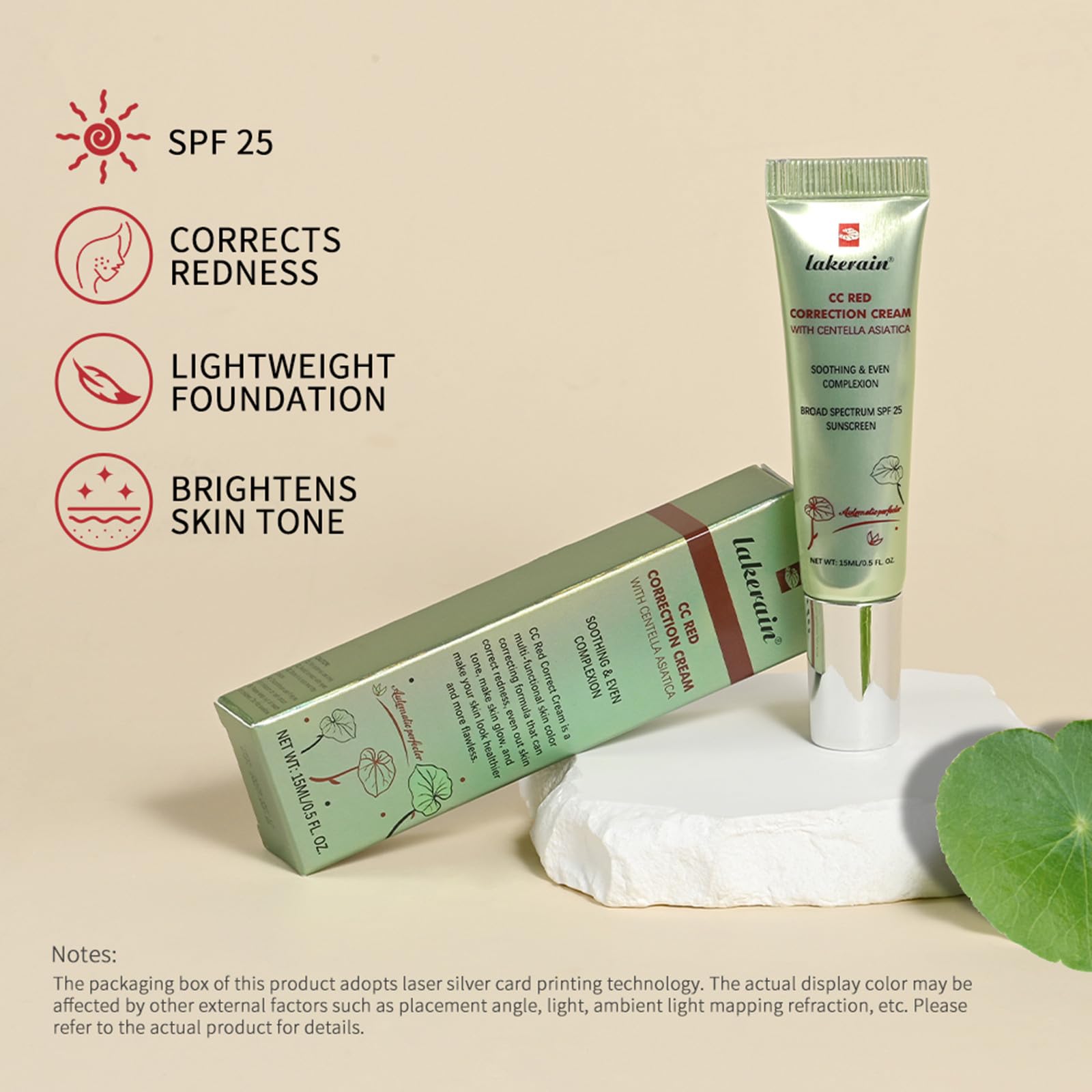 Pdtwq CC Crème Rouge Centella – texture légère qui ne surcharge pas la peau.