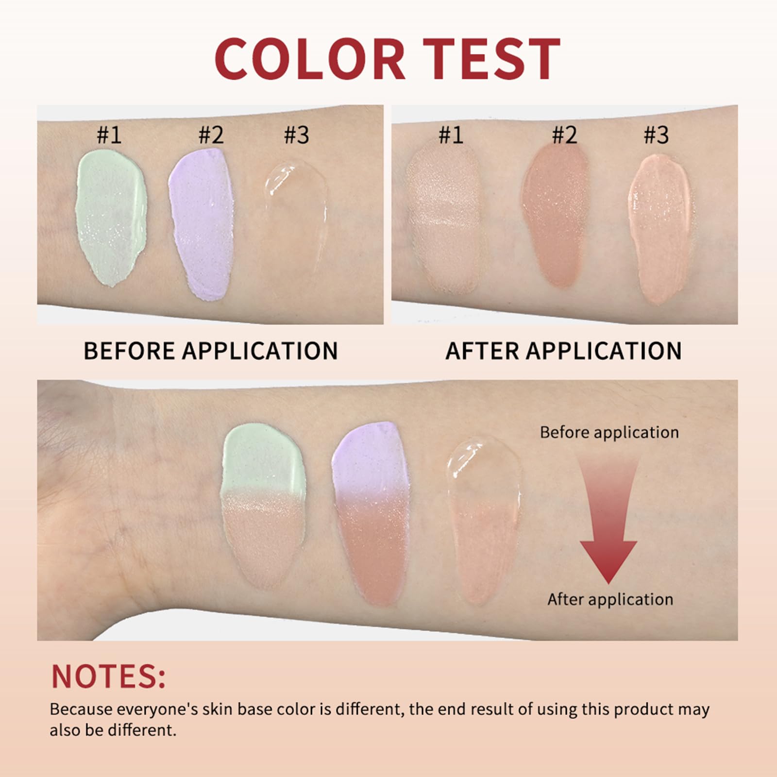 Pdtwq CC Crème Rouge Centella – usage quotidien pour correction légère.