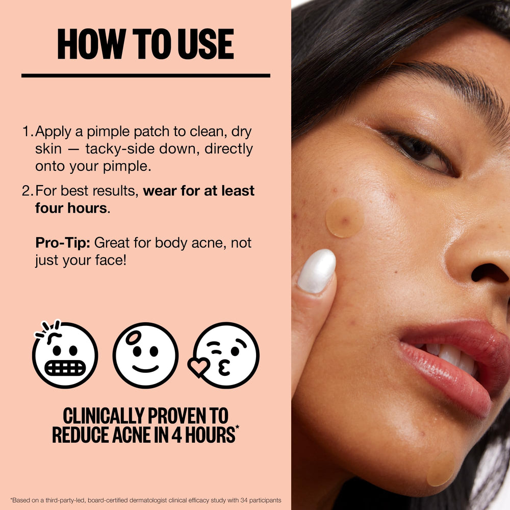 Peace Out patch's thin profile adheres smoothly without tugging