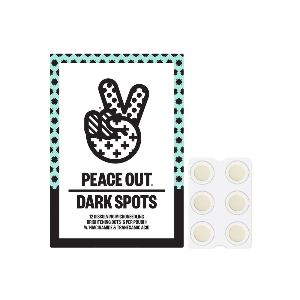 PEACE OUT Dots microneedling patch taches sombres sur le visage, correcteur ciblé.