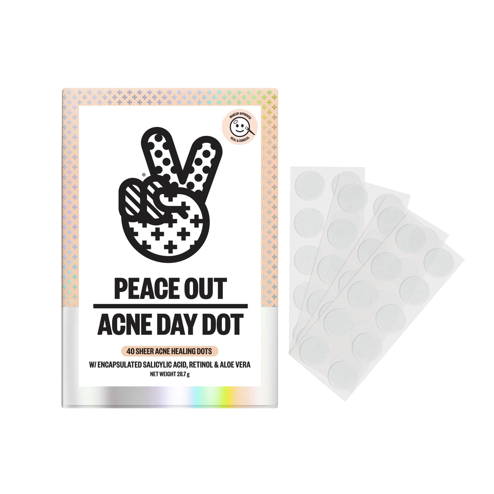 PEACE OUT pansement acné jour invisible: patch discret pour usage quotidien.