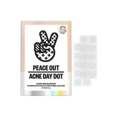 PEACE OUT Pansement Acne Jour Invisible: patch discret protègent les imperfections pendant la journée.